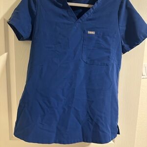 Figs Blue Scrub Top Catarina - One Pocket WINNING BLUE